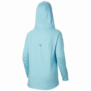 Columbia PFG Reel Relaxed™ Hoodie Dam Blå (VTWQS8319)